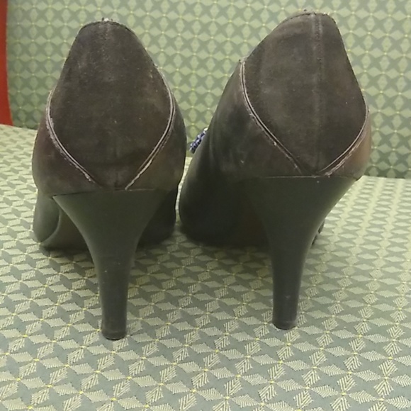 Poetic License Embellished Peep toe Booties - Picture 4 of 7